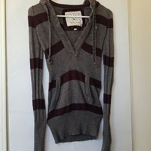 Abercrombie and Fitch striped hoodie